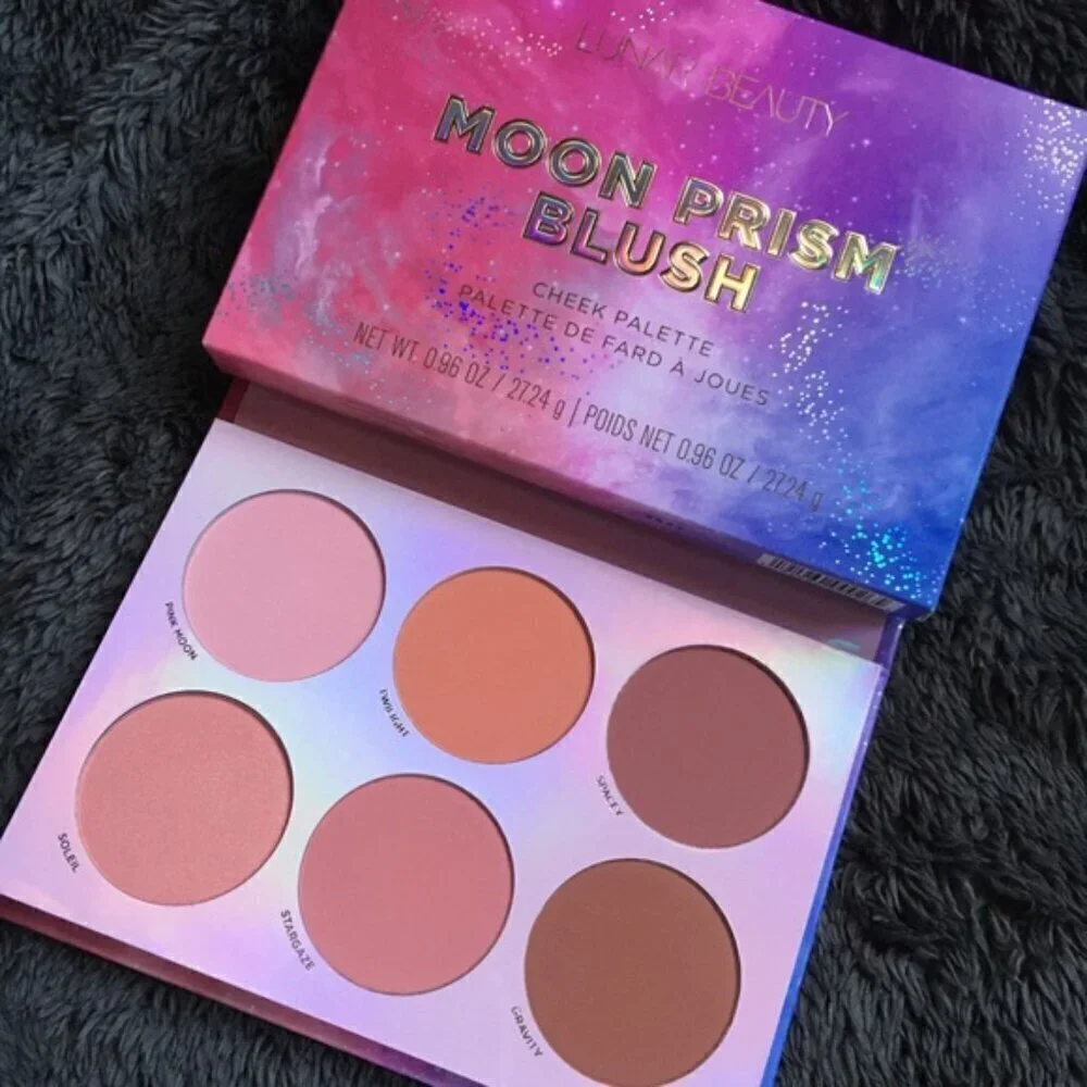 6 Shade Moon Prism Blush Palette